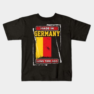 Germany Flag Born Distressed Novelty Gift Kids T-Shirt